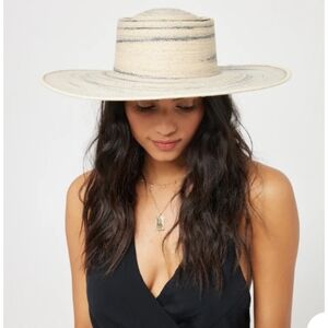 LSpace Punalu 100% Palm Hat NWT Retailing $165 One Size